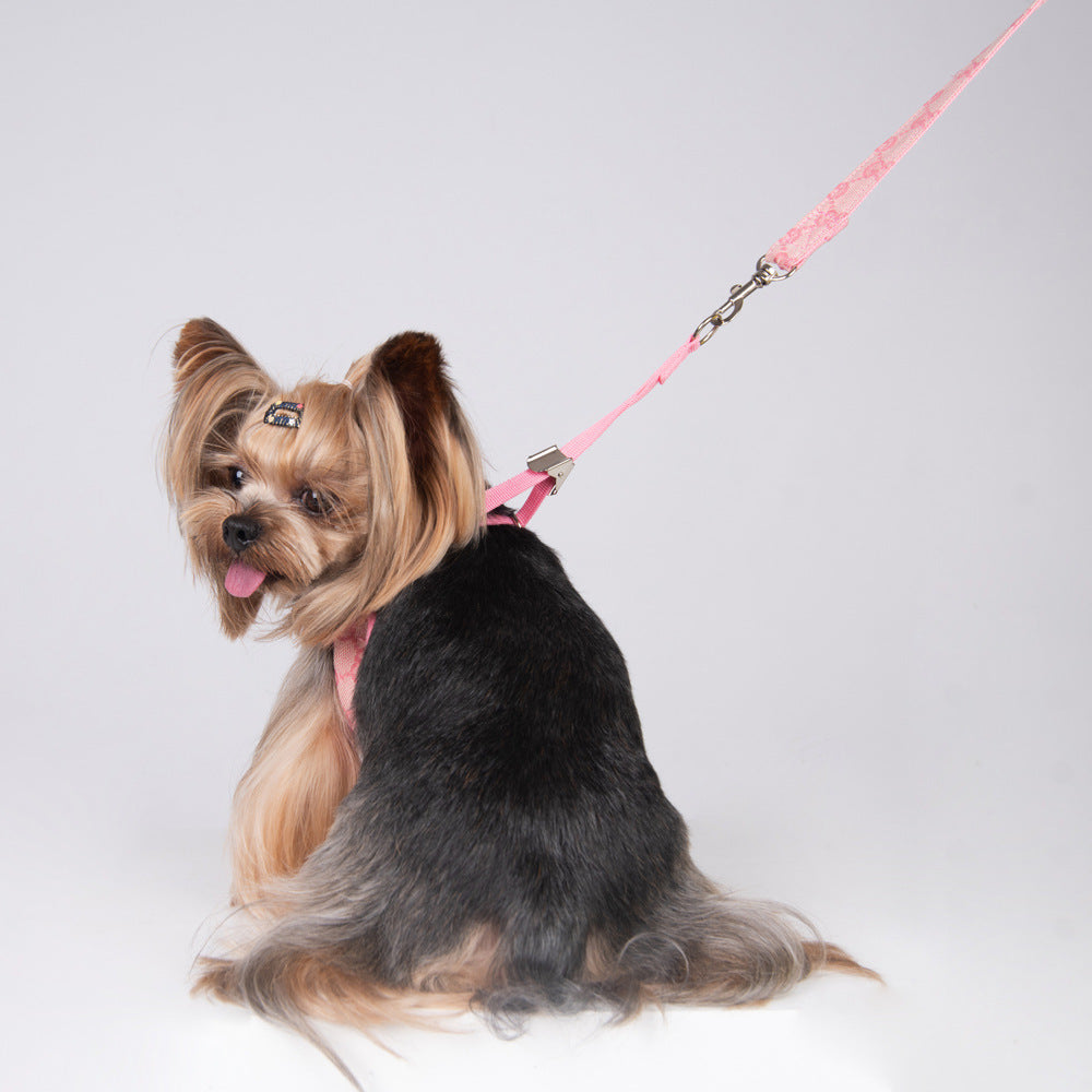 GG Pink Harness and Leash Set